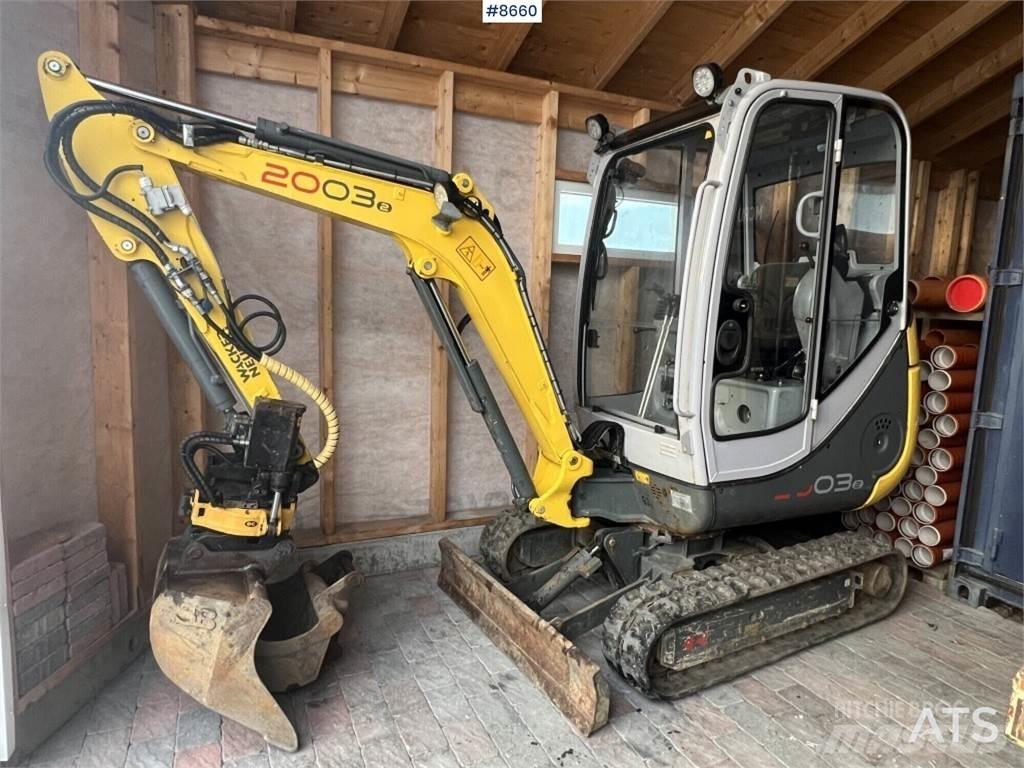 Wacker Neuson 2003RD Mini bagri <7t