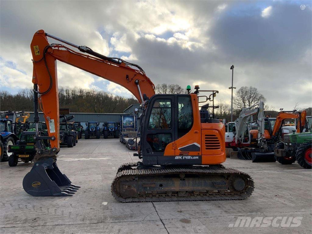 Doosan DX140 LCR Bagri goseničarji