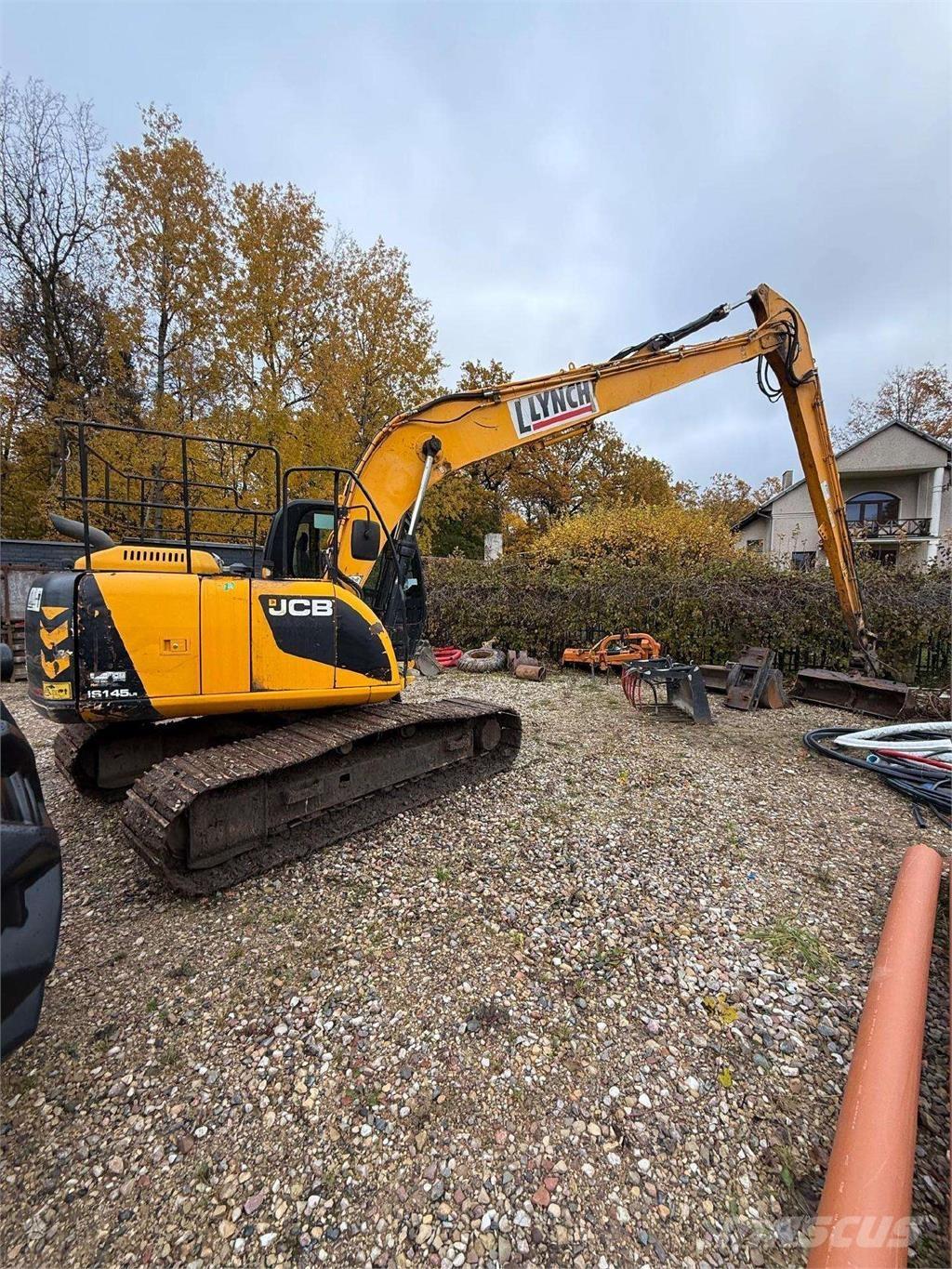 JCB JS145LR Bagri goseničarji
