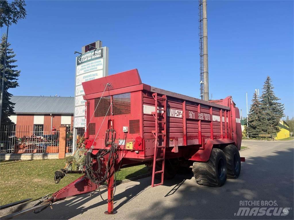 JF MT 22000 Rezač za bale, oprema za rezanje in odvijanje bal
