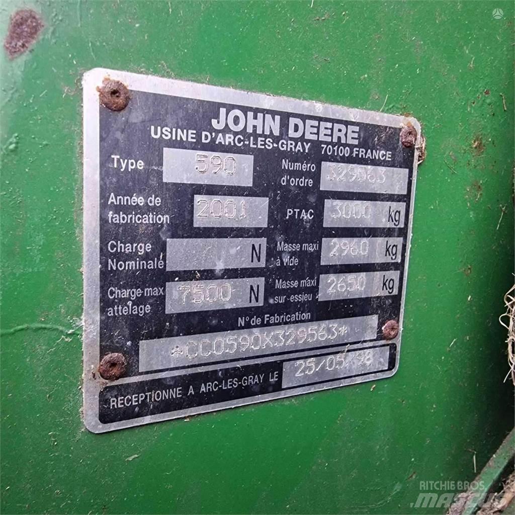 John Deere 590 Balirke (okrogle bale)
