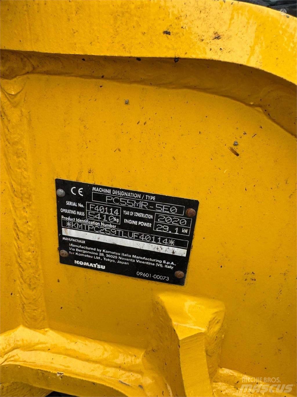 Komatsu PC55MR-5 Bagri goseničarji