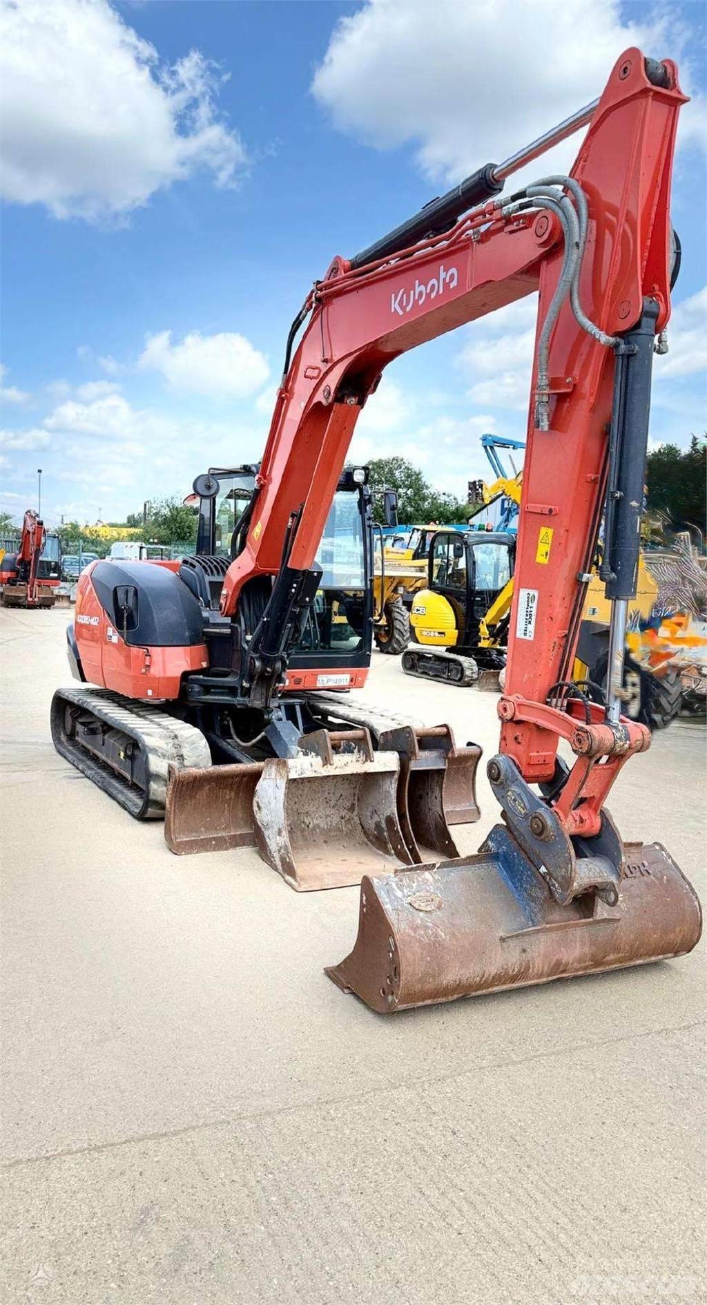 Kubota KX080-4 Bagri goseničarji