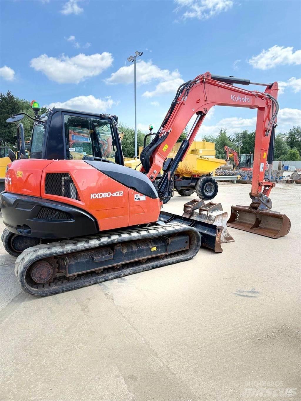 Kubota KX080-4 Bagri goseničarji