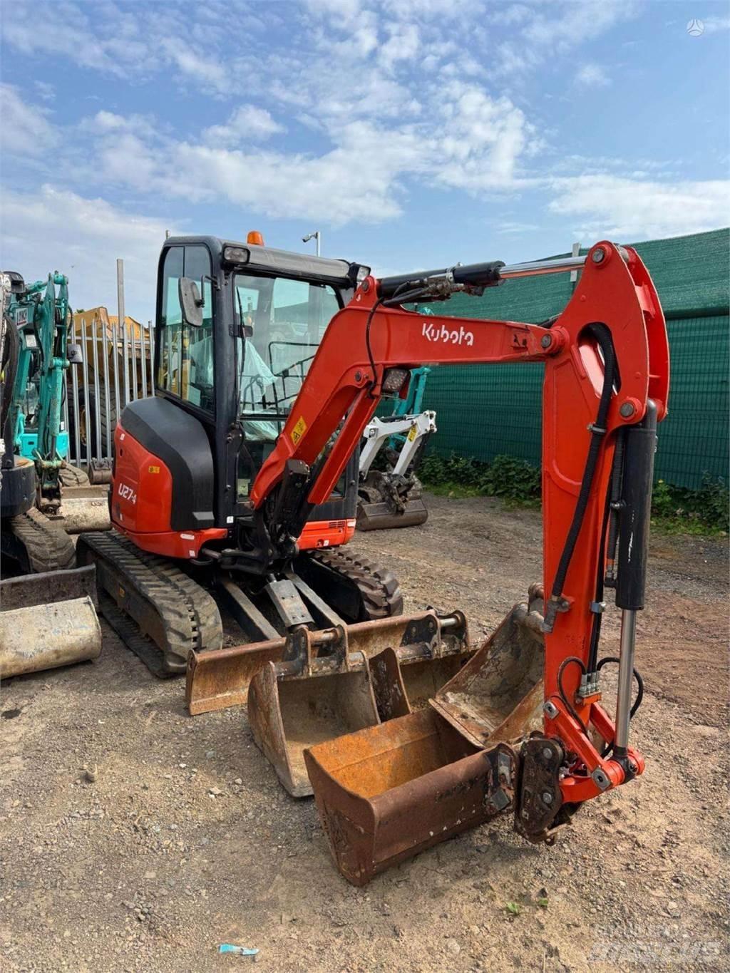Kubota U27-4 Mini bagri <7t