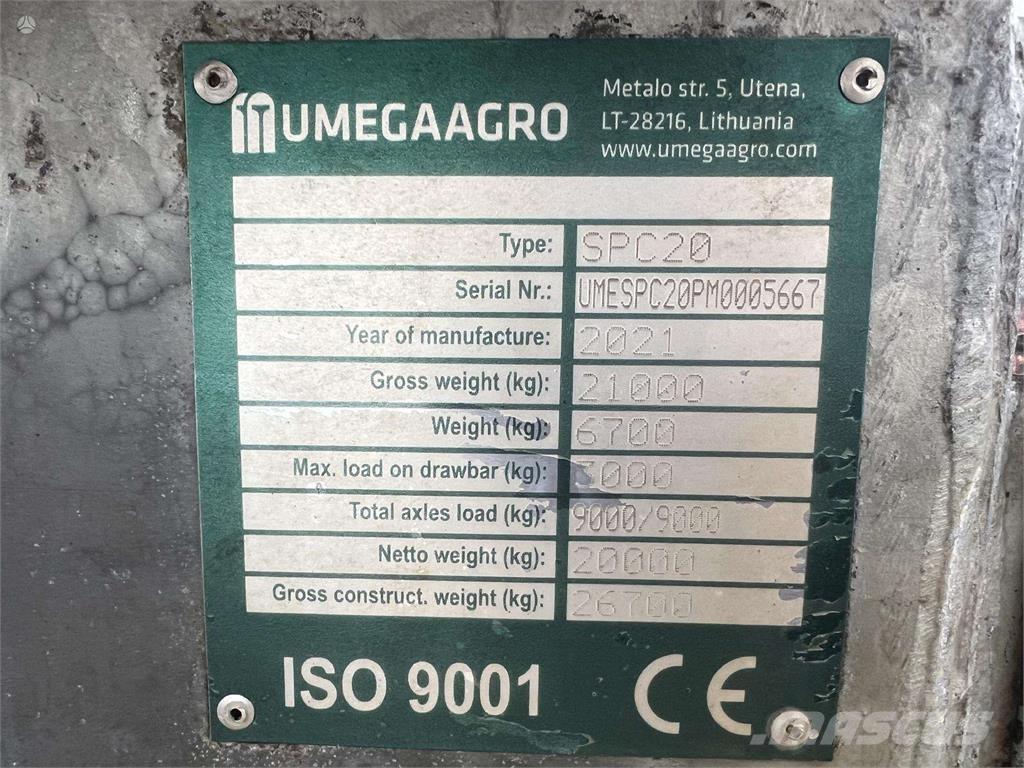 Umega SPC 20 Druge prikolice