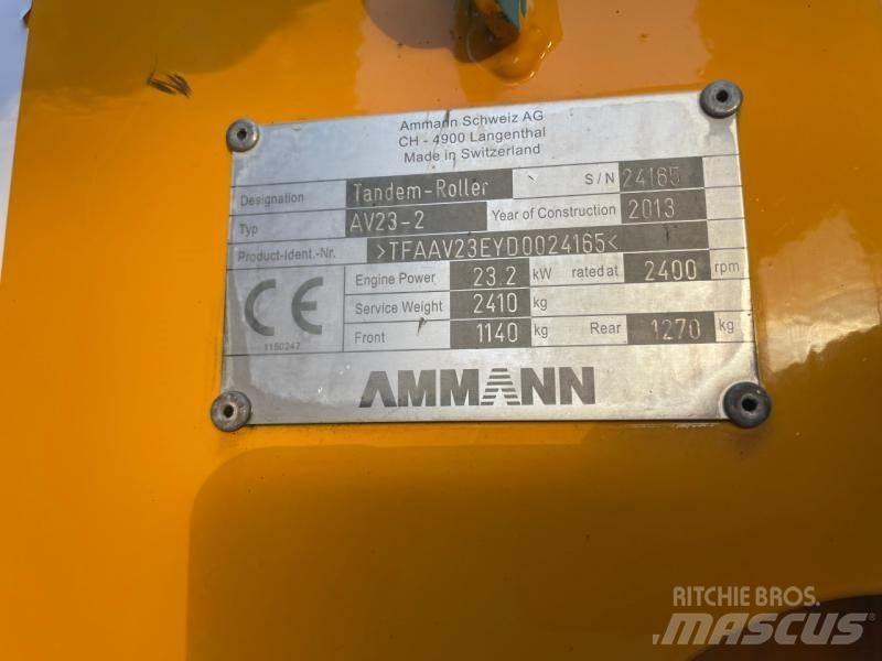 Ammann AV 23 Kompaktorji tal