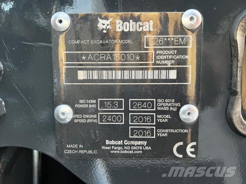 Bobcat E 26 Mini bagri <7t