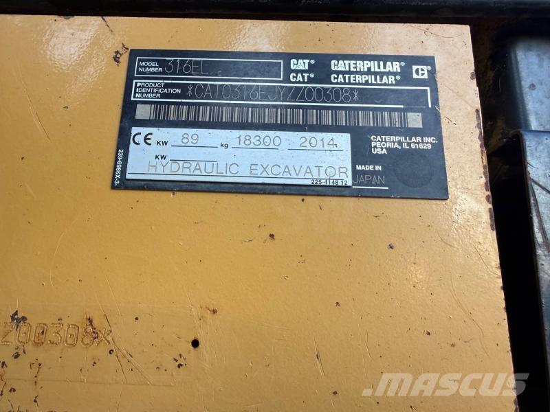 CAT 316E Bagri goseničarji