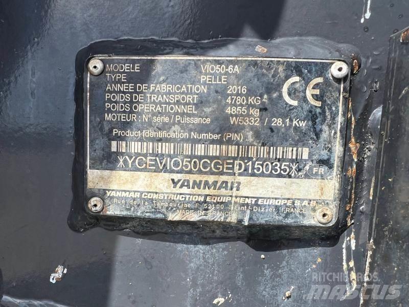 Yanmar ViO50 Mini bagri <7t