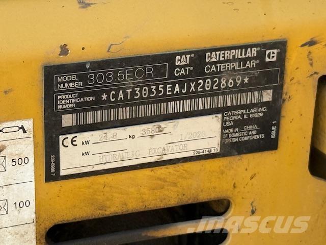 CAT 303.5ECR Mini bagri <7t