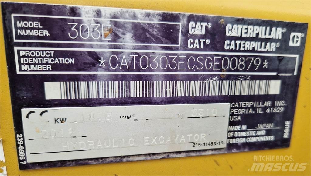 CAT 303E Mini bagri <7t