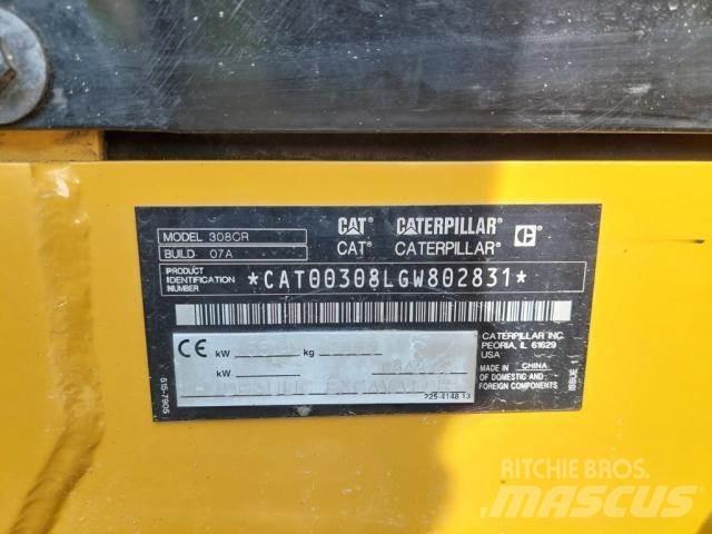 CAT 308 Mini bagri <7t