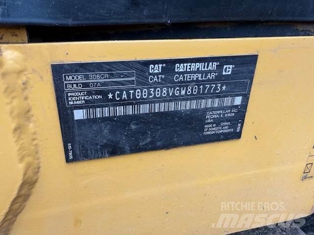 CAT 308 Mini bagri <7t