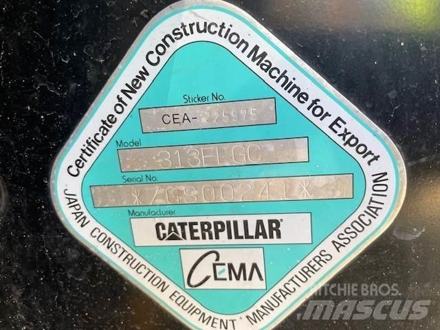 CAT 313 FL GC Bagri goseničarji