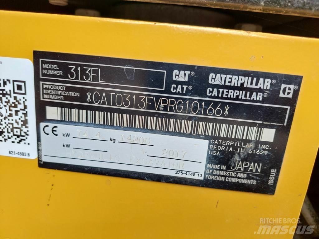 CAT 313FL Bagri goseničarji