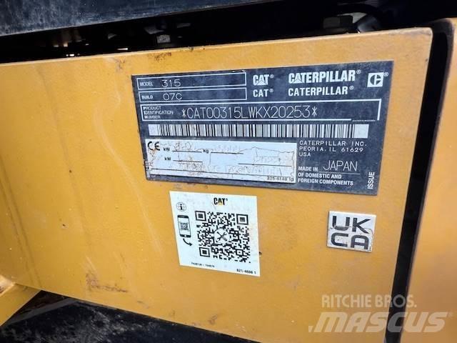 CAT 315 Bagri goseničarji