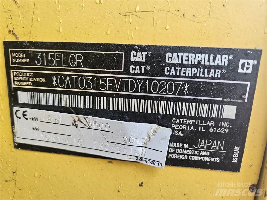 CAT 315FLCR Bagri goseničarji