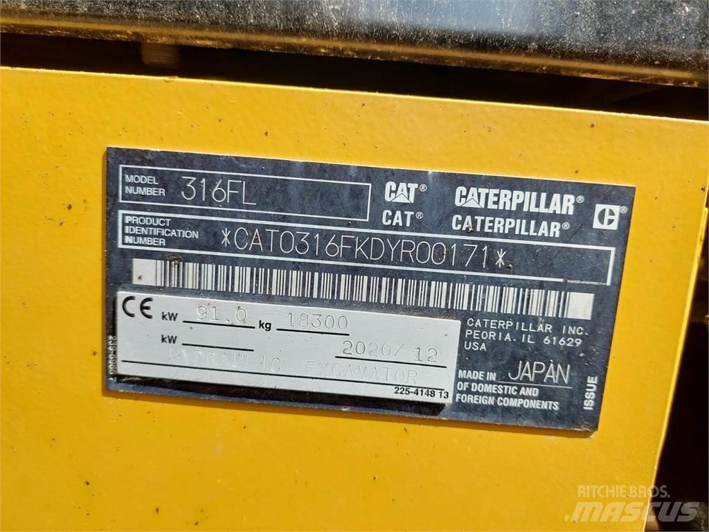CAT 316FL Bagri goseničarji