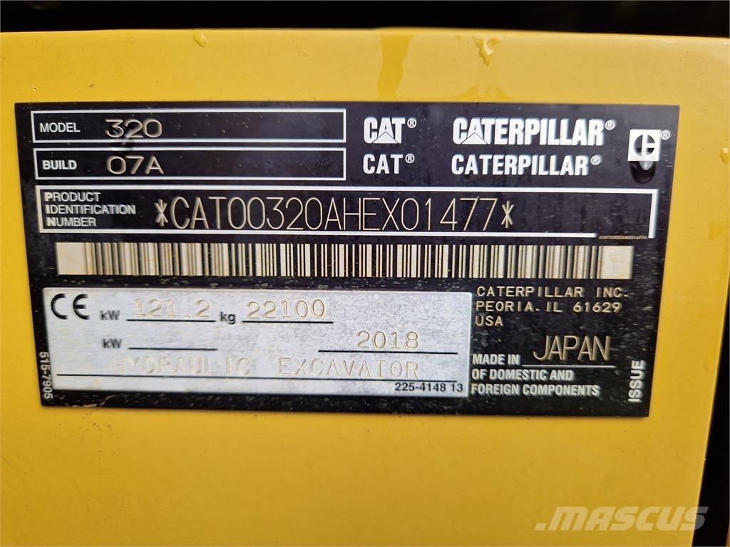 CAT 320 Bagri goseničarji