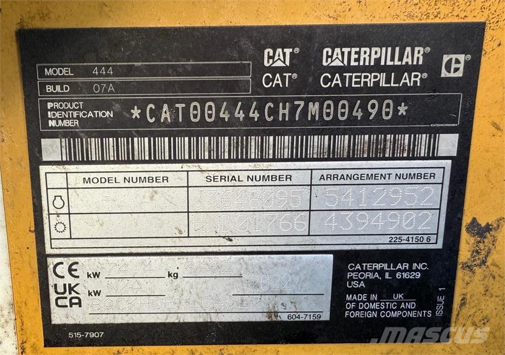 CAT 444 Rovokopači