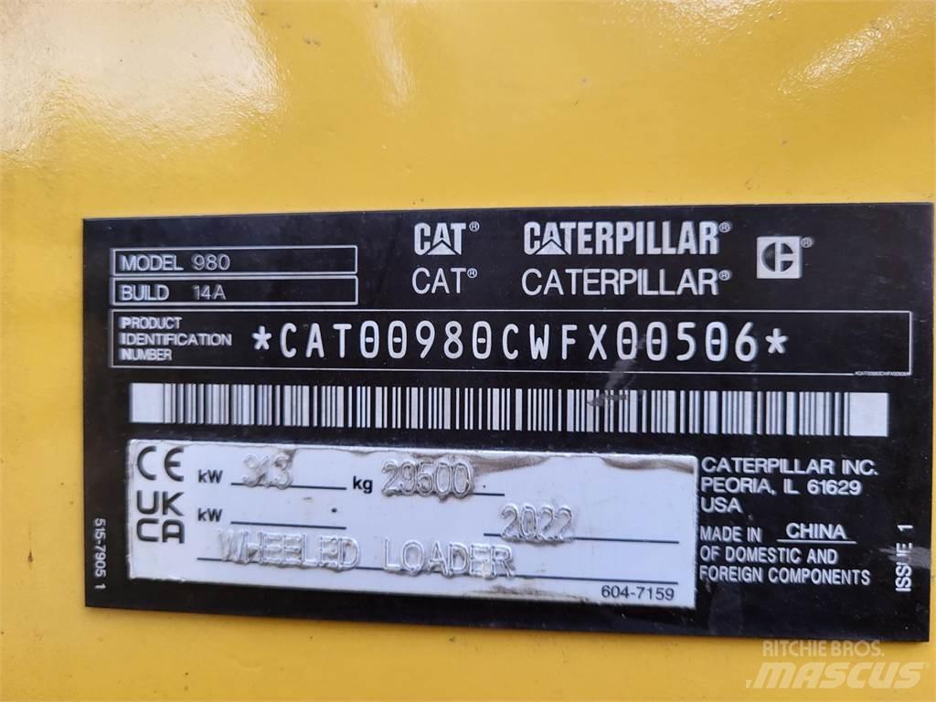 CAT 980 Kolesni nakladalci