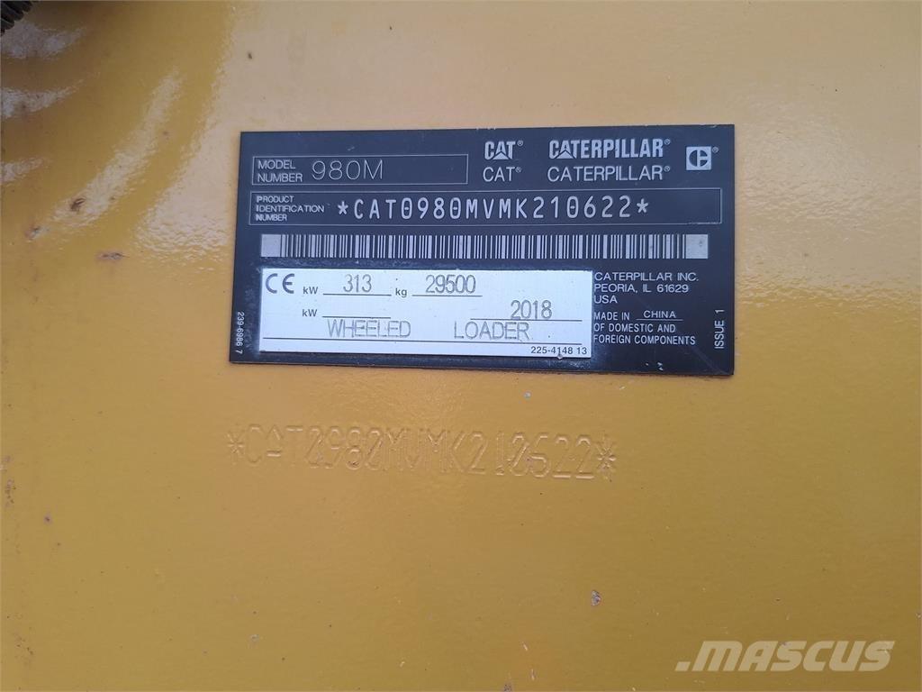 CAT 980M Kolesni nakladalci