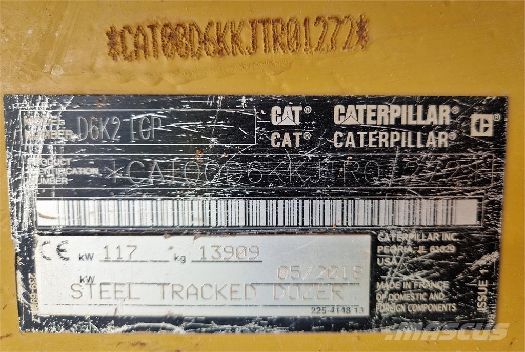 CAT D6K2 Buldožerji goseničarji