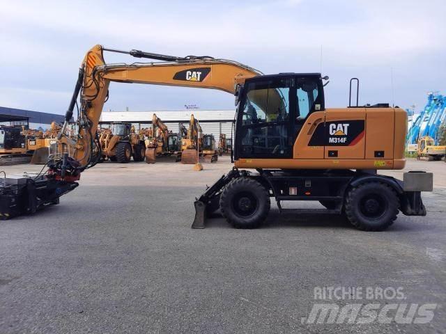 CAT M314F Bagri na kolesih