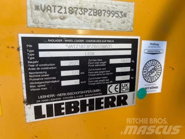 Liebherr L 538 V Kolesni nakladalci