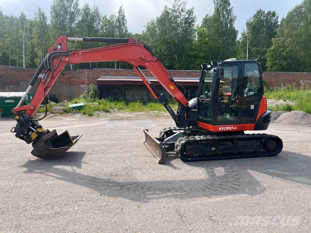 Kubota KX 080-4 Midi bagri 7t – 12t