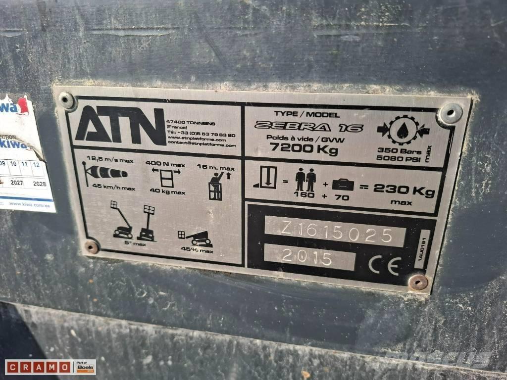 ATN Zebra 16 Zglobne dvižne ploščadi