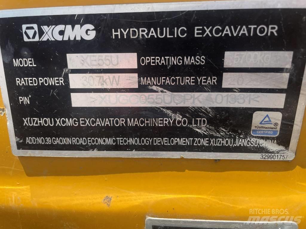 XCMG XE 55 U Mini bagri <7t