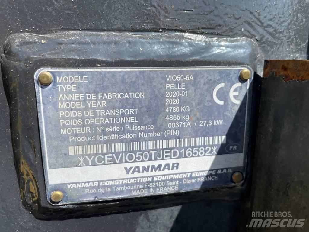 Yanmar Vio 50-6 Mini bagri <7t