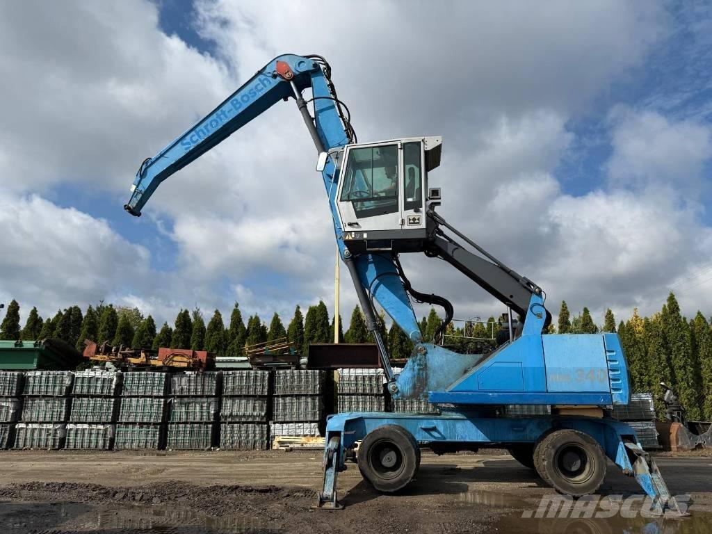 Terex Fuchs MHL 340 Bagri za prekladanje primarnih/sekundarnih surovin
