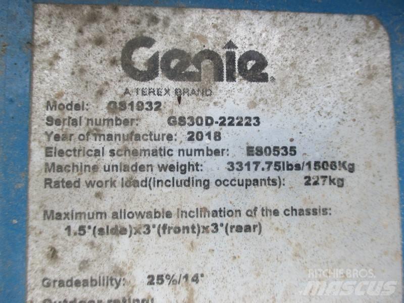 Genie GS 1932 Škarjaste dvižne ploščadi