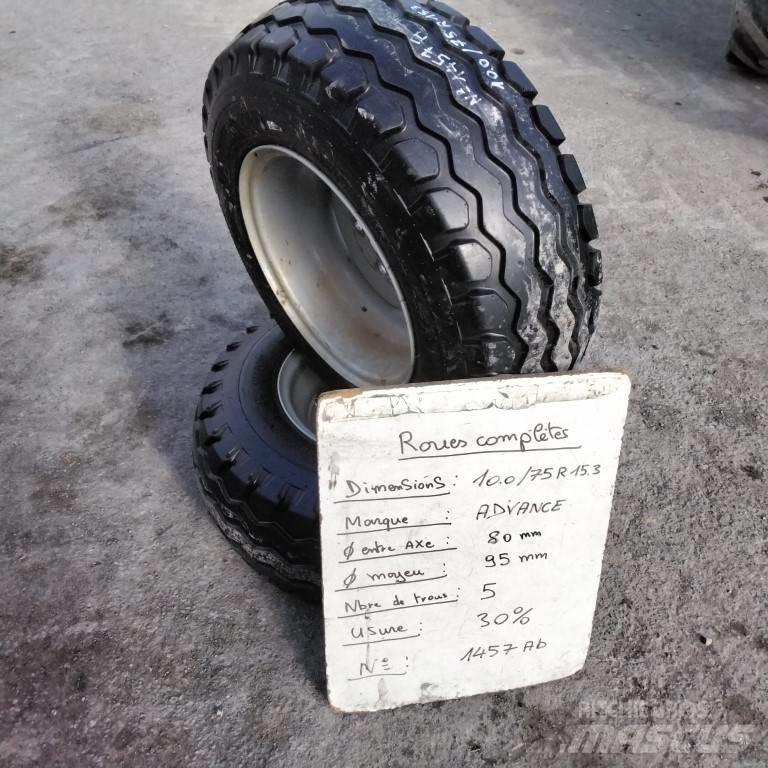 Advance 10.0/75R15.3 Gume, kolesa in platišča