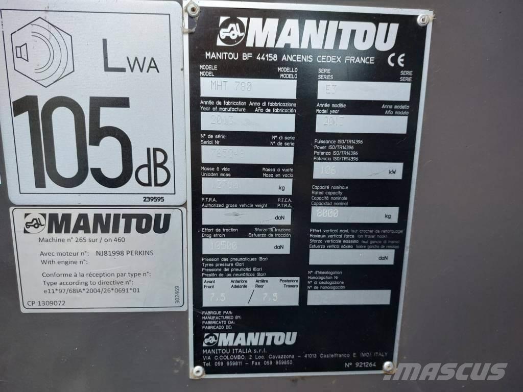 Manitou MHT 780 Teleskopski viličarji