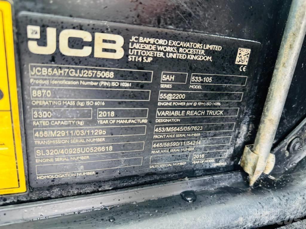 JCB 533-105 Teleskopski viličarji