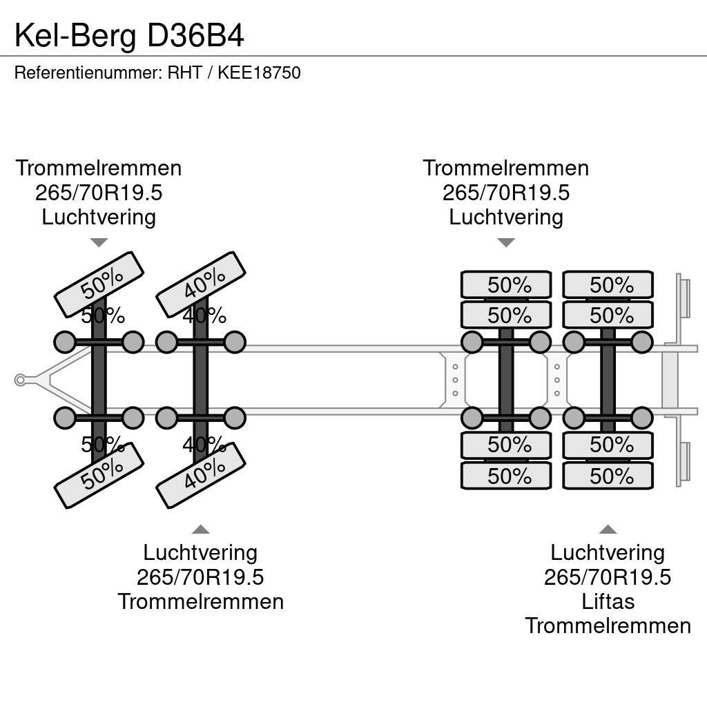 Kel-Berg D36B4 Plato/keson prikolice