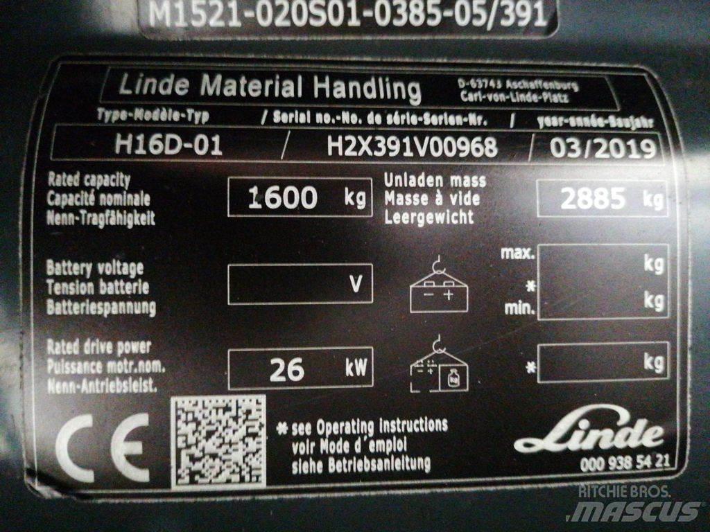 Linde H16D-01 Dizelski viličarji