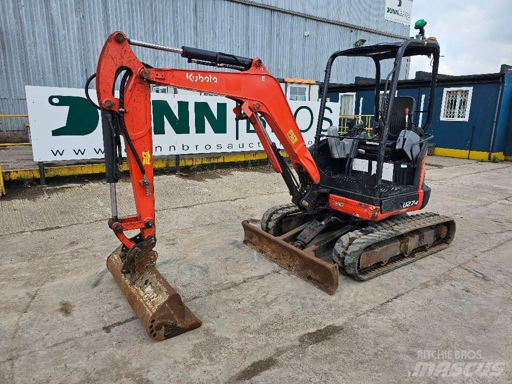Kubota U 27-4 Mini bagri <7t