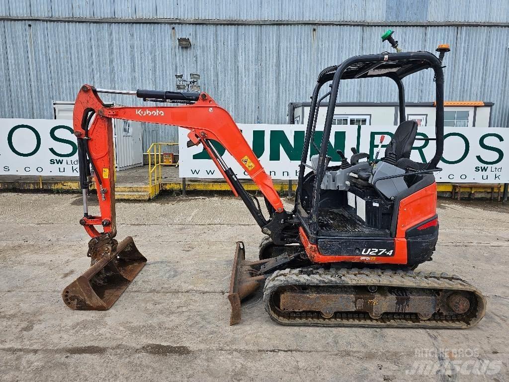 Kubota U 27-4 Mini bagri <7t
