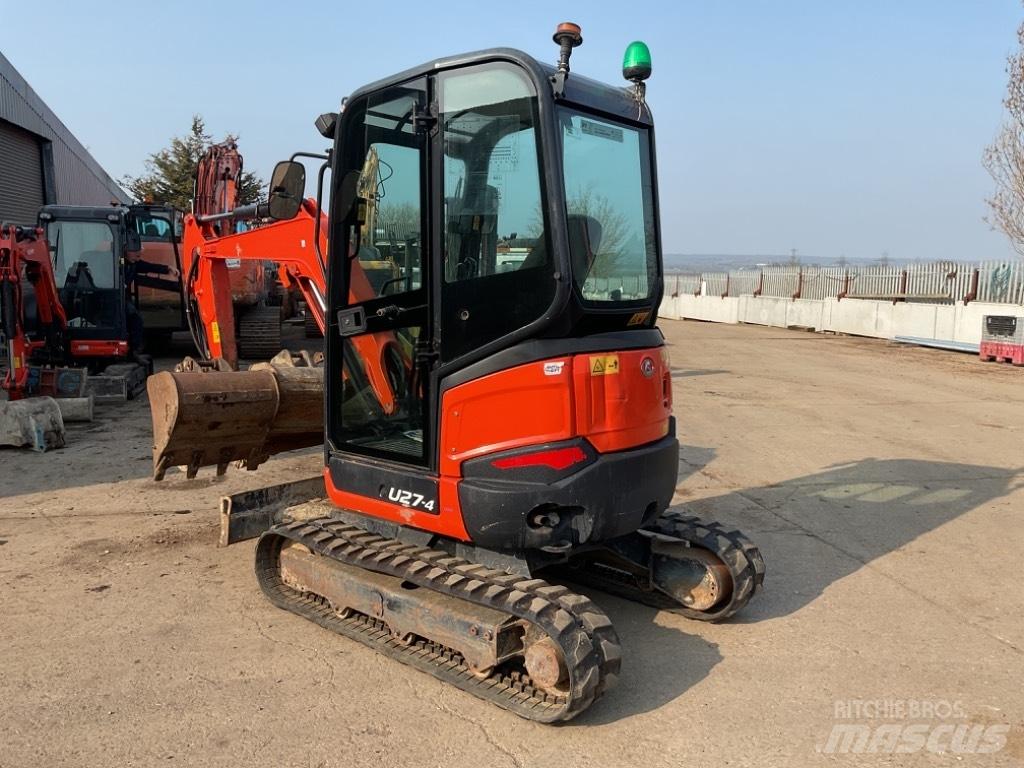 Kubota U27-4 Mini bagri <7t