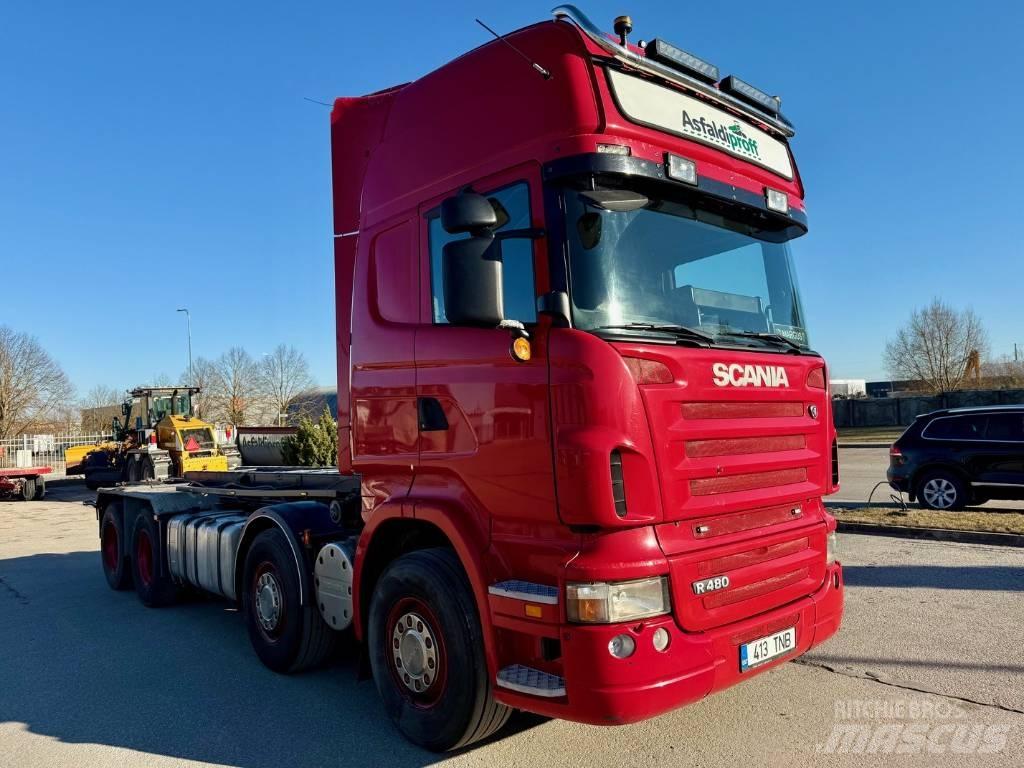 Scania R 480 Razstavljivi tovornjaki z žičnimi dvigali
