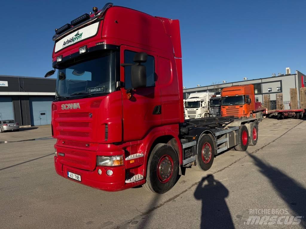 Scania R 480 Razstavljivi tovornjaki z žičnimi dvigali