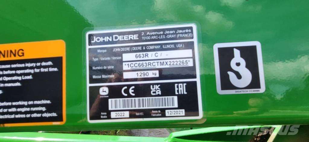 John Deere 663 R Priključki za čelni nakladalec