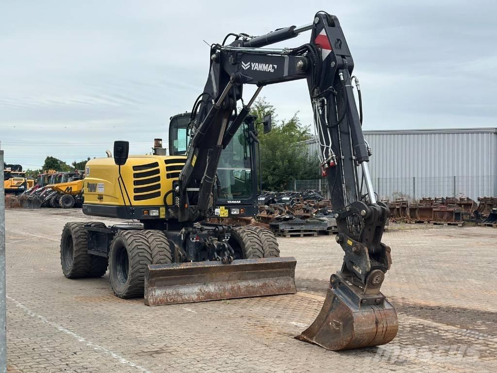 Yanmar B 110 W Bagri na kolesih