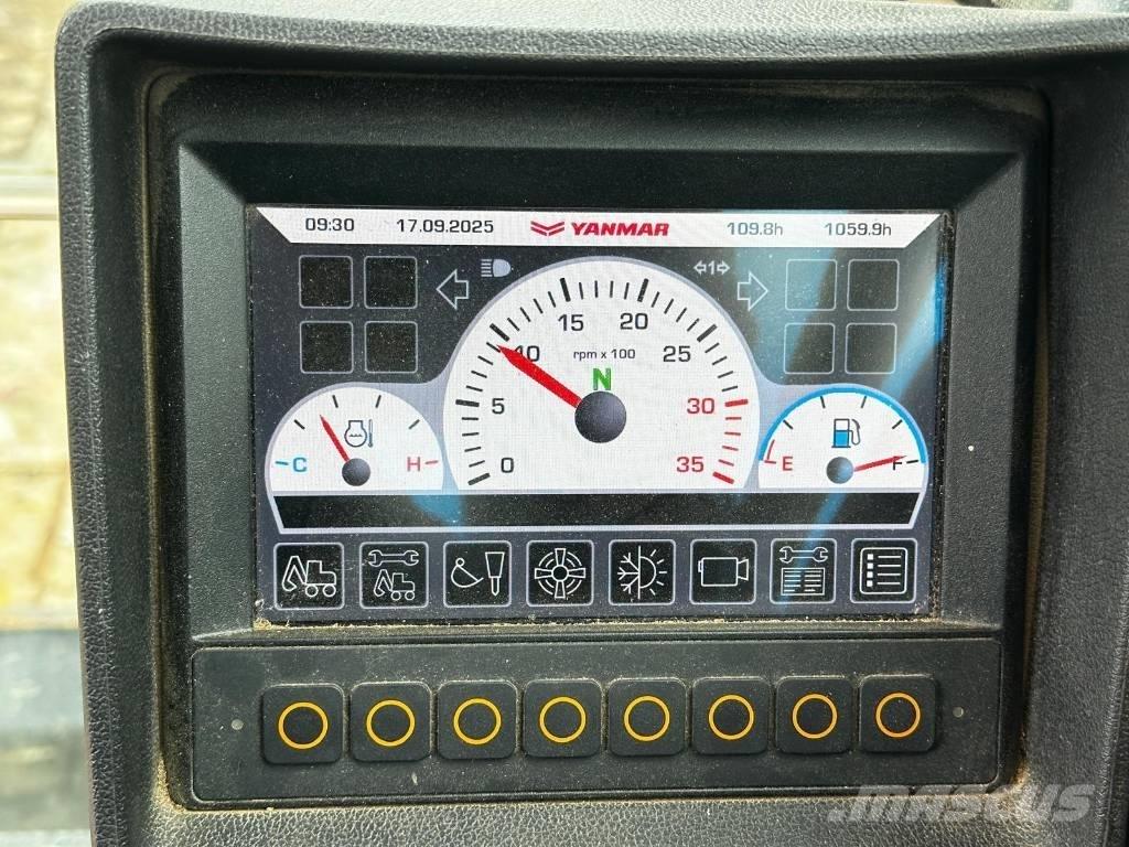 Yanmar B 110 W Bagri na kolesih