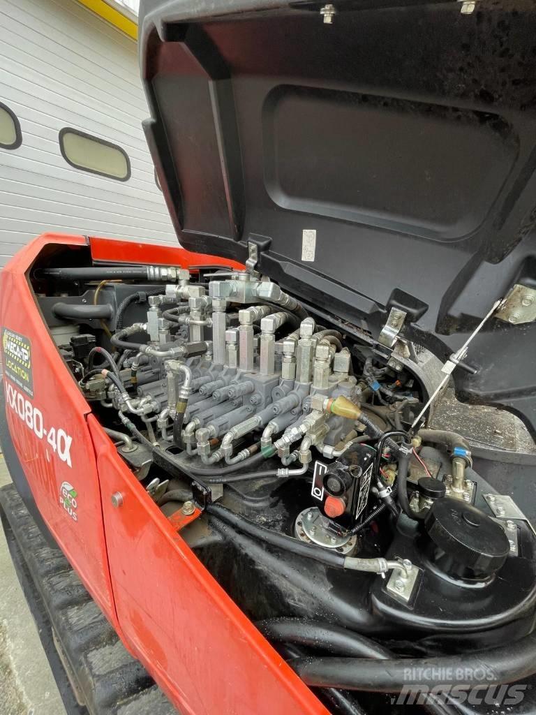 Kubota KX 080-4 Midi bagri 7t – 12t